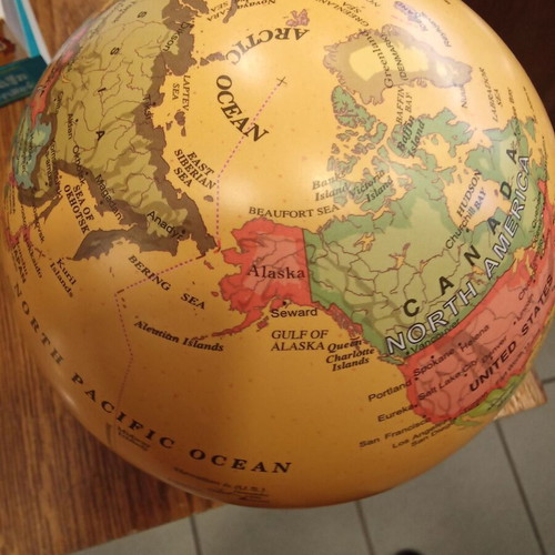 Globe table decor new with battery