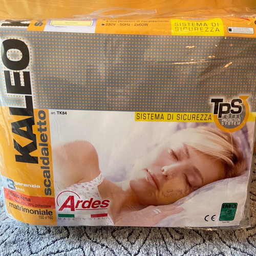 Ardes kaleo double electric blanket new 150x160 cm