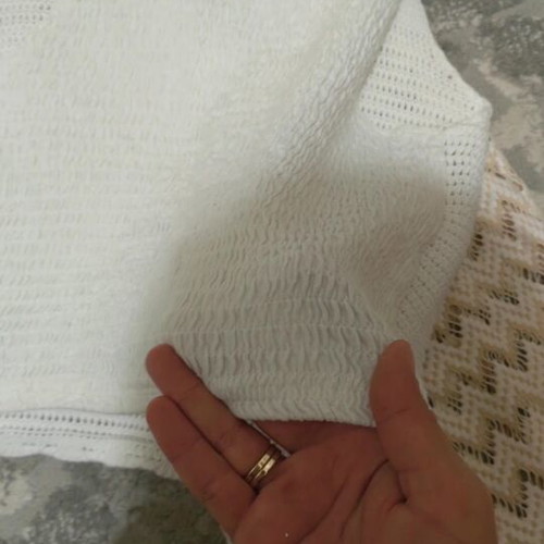Stradivarius pants and top like new, white and beige
