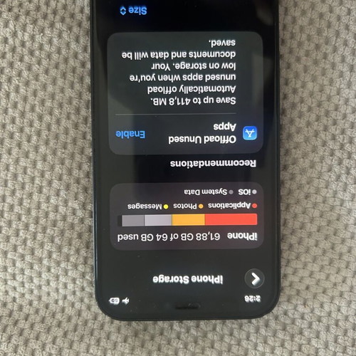 iPhone 12 Mini like new, 64GB, black, Apple iOS