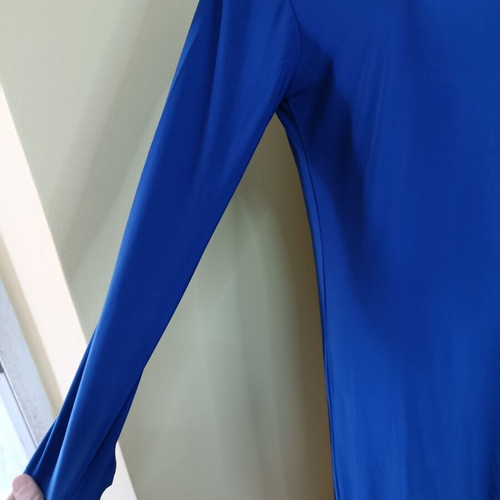 Blue Royal Midi Dress New with Long Sleeve