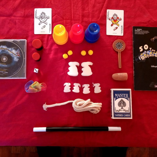 Magic tricks set with DVD and instruction book new
