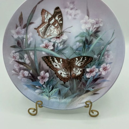 Decorative plate Bradex W.S.George "On Gossamer Wings" Lena Liu 1988-1989 new