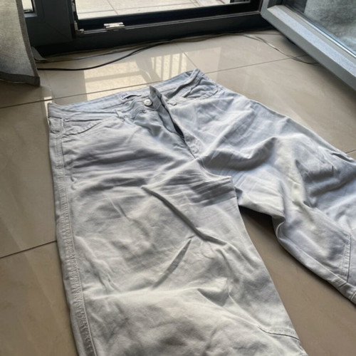 Zara Cargo Straight Pants like new, size 42, light gray