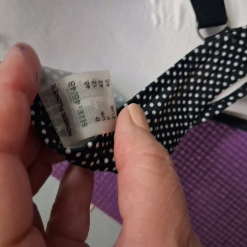 Bikini like new, size L, black and white