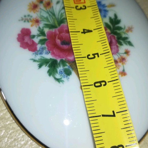Decorative wall plates used, German porcelain set