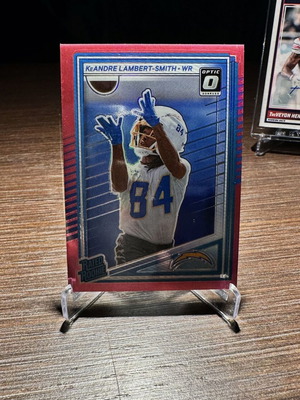 KeAndre Lambert-Smith 2025 Donruss Optic Preview Red Prizm Card new