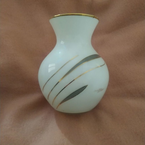 Murano vase vintage crystal used