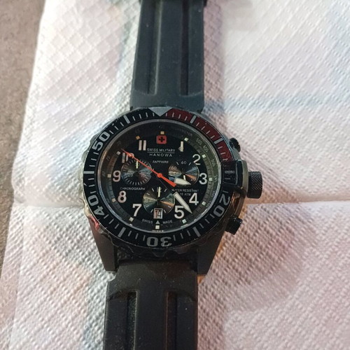 Swiss Military Hanowa Chronograph like new, men's watch