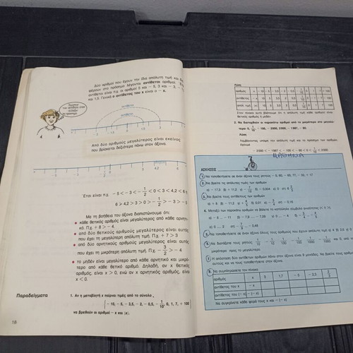 Mathematics B' Gymnasiou OEDB textbook used, 1988 edition