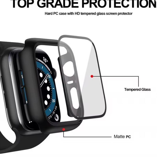 Apple Watch 45mm Tempered Glass Cases Bundle 29 Colors with 2 Gifts new