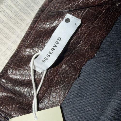 Reserved long skirt with slit, brown, small, new