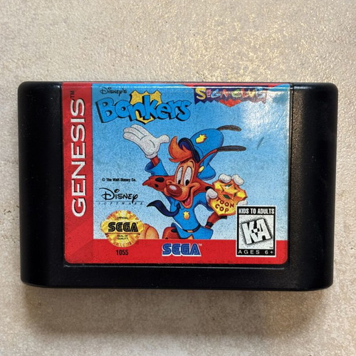Bonkers Sega Genesis game