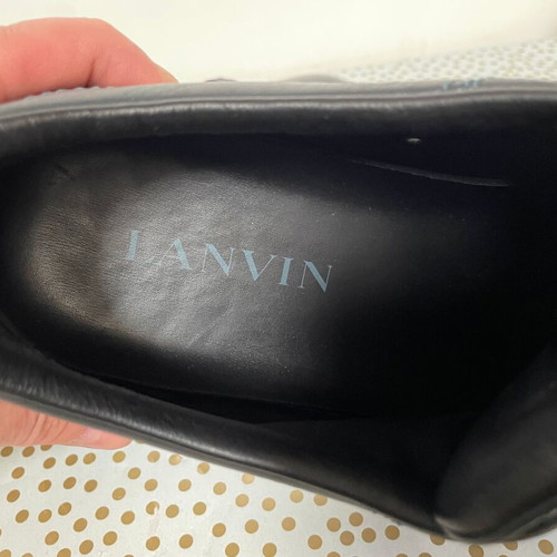 Lanvin Men Leather Sneakers Like New, Size 44