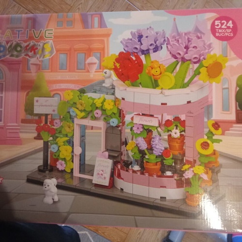 Building Blocks Flower Shop, 524 pieces