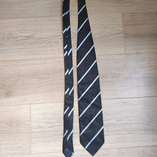 Pioneer tie 100% silk like new, gray and turquoise