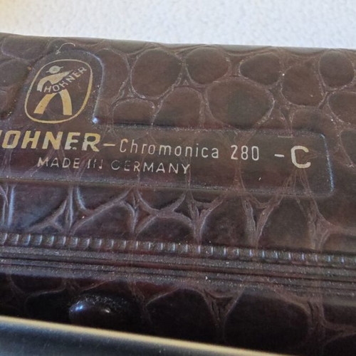 Hohner Cromonica 280 C harmonica used, playable condition