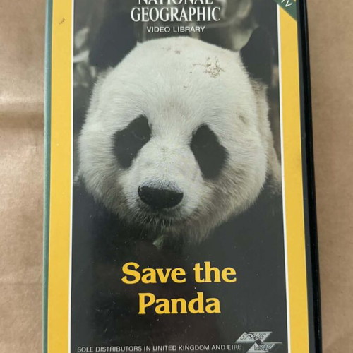 Save the Panda videocassette like new