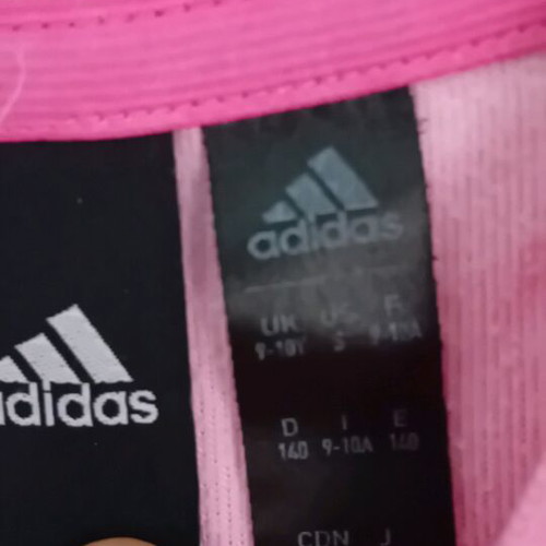 Adidas velour sweatshirt pink for girl 9-10 years like new
