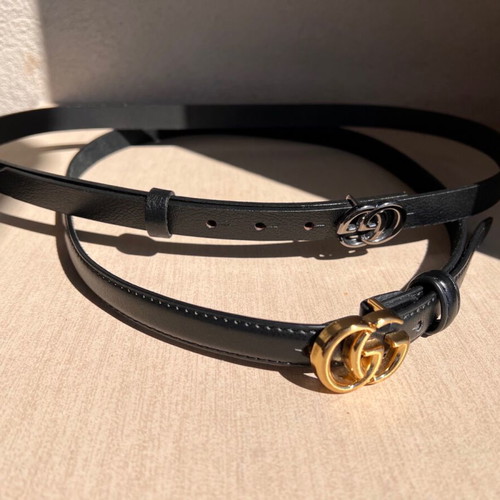 GG belt new, genuine leather, black, size 100