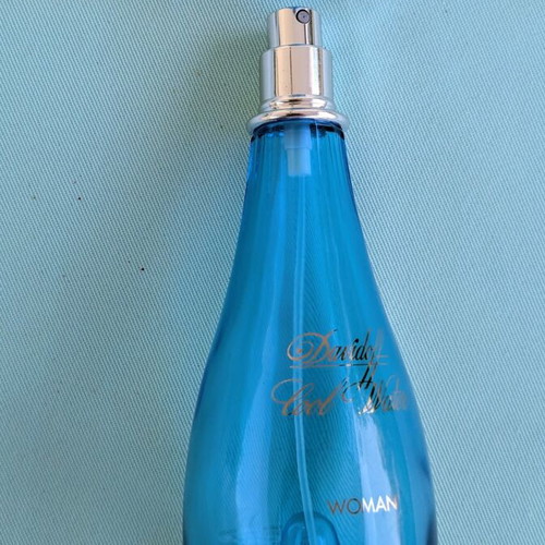 Davidoff Cool Water collectible empty bottles used, men's and women's set of 2