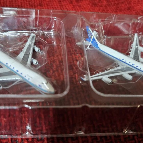 Herpa Miniaturmodelle Olympic Forever Set with Boeing 747-200 and Airbus A340-300