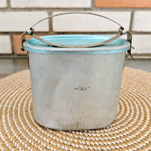 Vintage Markill Aluminum Food Container 1950s used