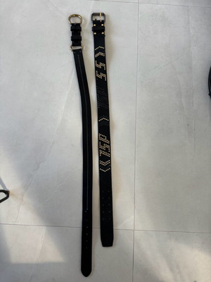 Δύο μαύρες ζώνες Sisley και άλλη μία μαύρη ζώνη μαζί