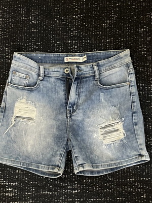 Woman's short jeans size XL, like new, blue