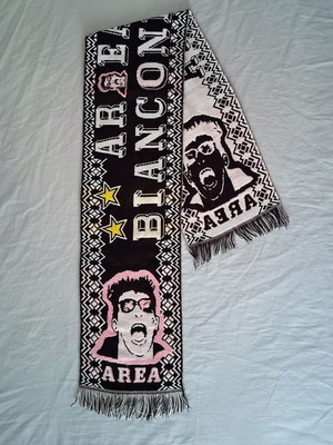 Juventus Area Bianconera scarf with minor wear, used