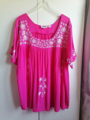 Eastern Jem blouse 2XL new, viscose, embroidered