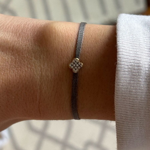 Apriati gold cross bracelet with diamonds like new