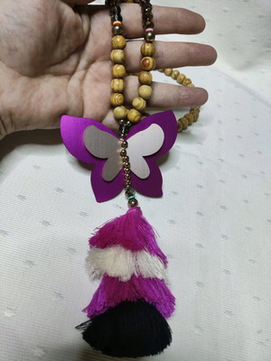 Long necklace new pink