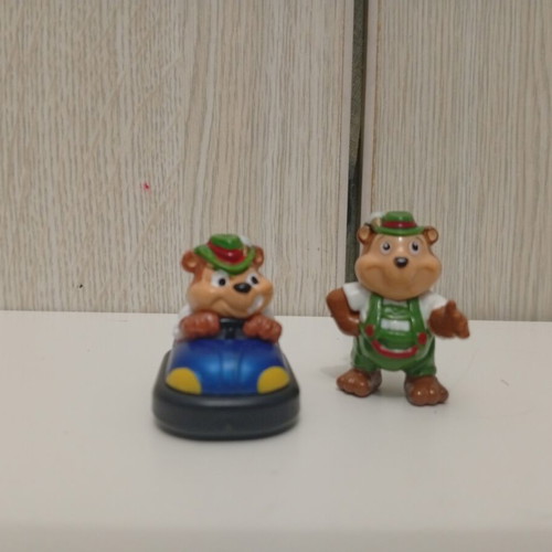 Kinder Surprise Joy teddy bear figures set used