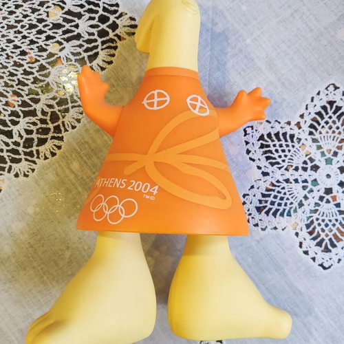 Athina Collectible Figure Coin Bank Athens 2004 Olympics like new