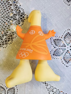 Athina Collectible Figure Coin Bank Athens 2004 Olympics like new