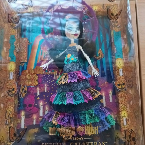 Monster High Skelita Calaveras Dia De Muertos 2024 doll new