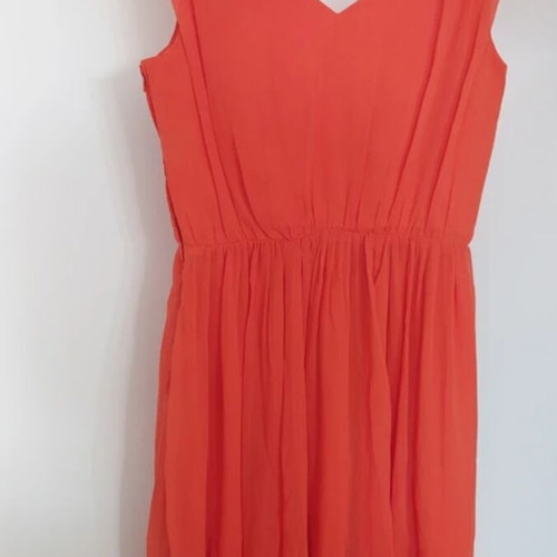 Coral dress H&M like new, XS, with lining