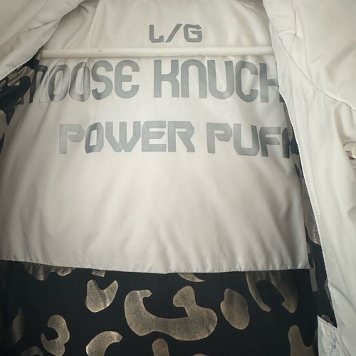 Moose Knuckles Power Puff white women's parka L like new