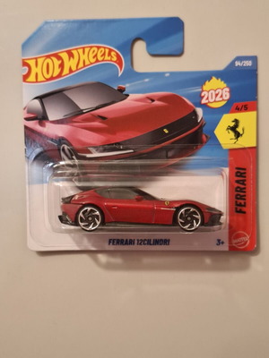 Ferrari 12CILINDRI Hot Wheels red new