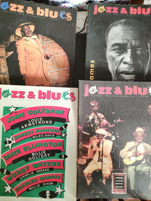 Jazz & Blues magazine pack of four issues 2-5 like new