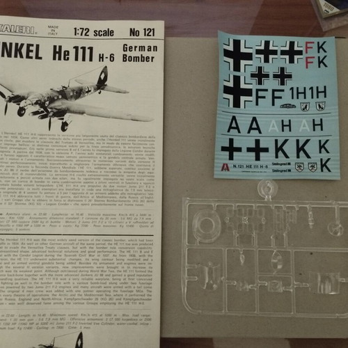 Italeri Heinkel HE 111 H6 1/72 new, in original box