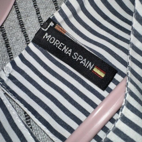 Striped blouse like new with frill sleeves, size S