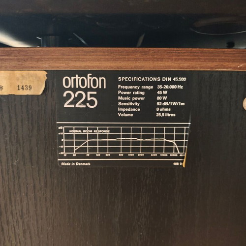 Pioneer SX-650 amplifier with Ortofon 225 speakers used, functional
