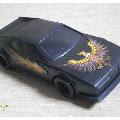 Knight Rider KITT wind-up black car, ANCO Toys vintage