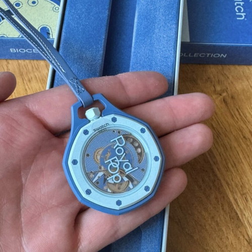 AP x Swatch Royal Pop Lan Ba watch, blue