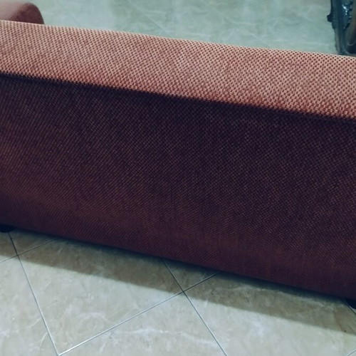 Two-seater sofa and armchair with storage