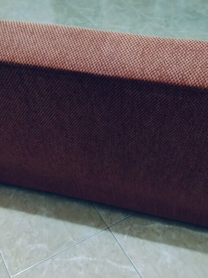 Two-seater sofa and armchair with storage