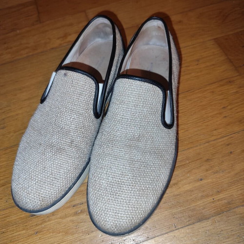 Bottega Veneta Fabric Slip-on Sneakers like new, size 38.5, beige