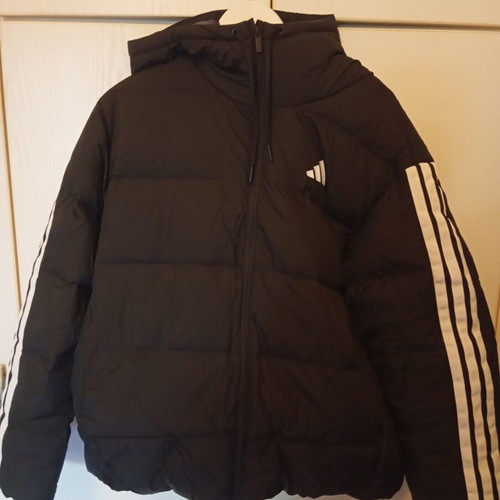 Adidas puffer climawarm jacket, black, size L